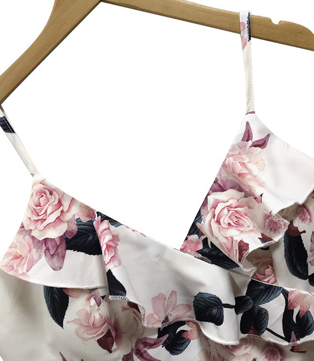 Sleeveless Floral Print Sundress