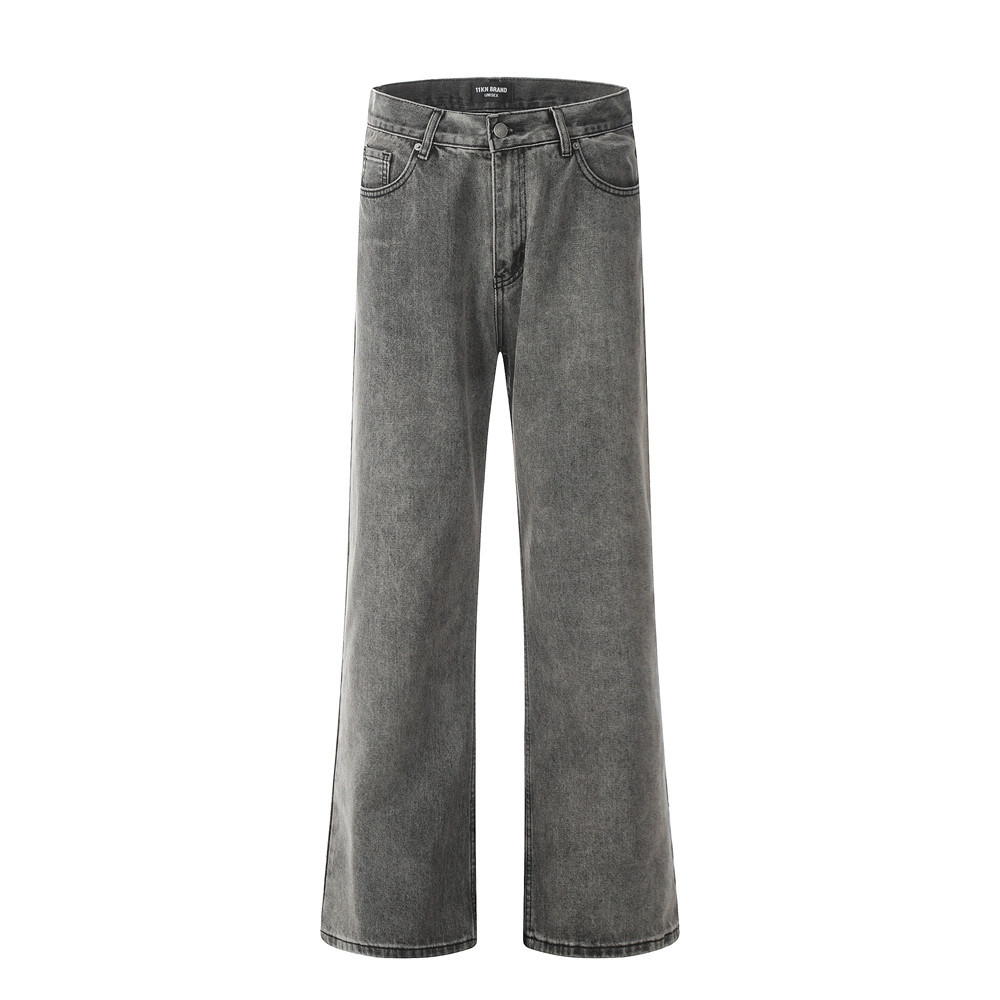 Dream Jean Wide Leg - Ash Grey Wash