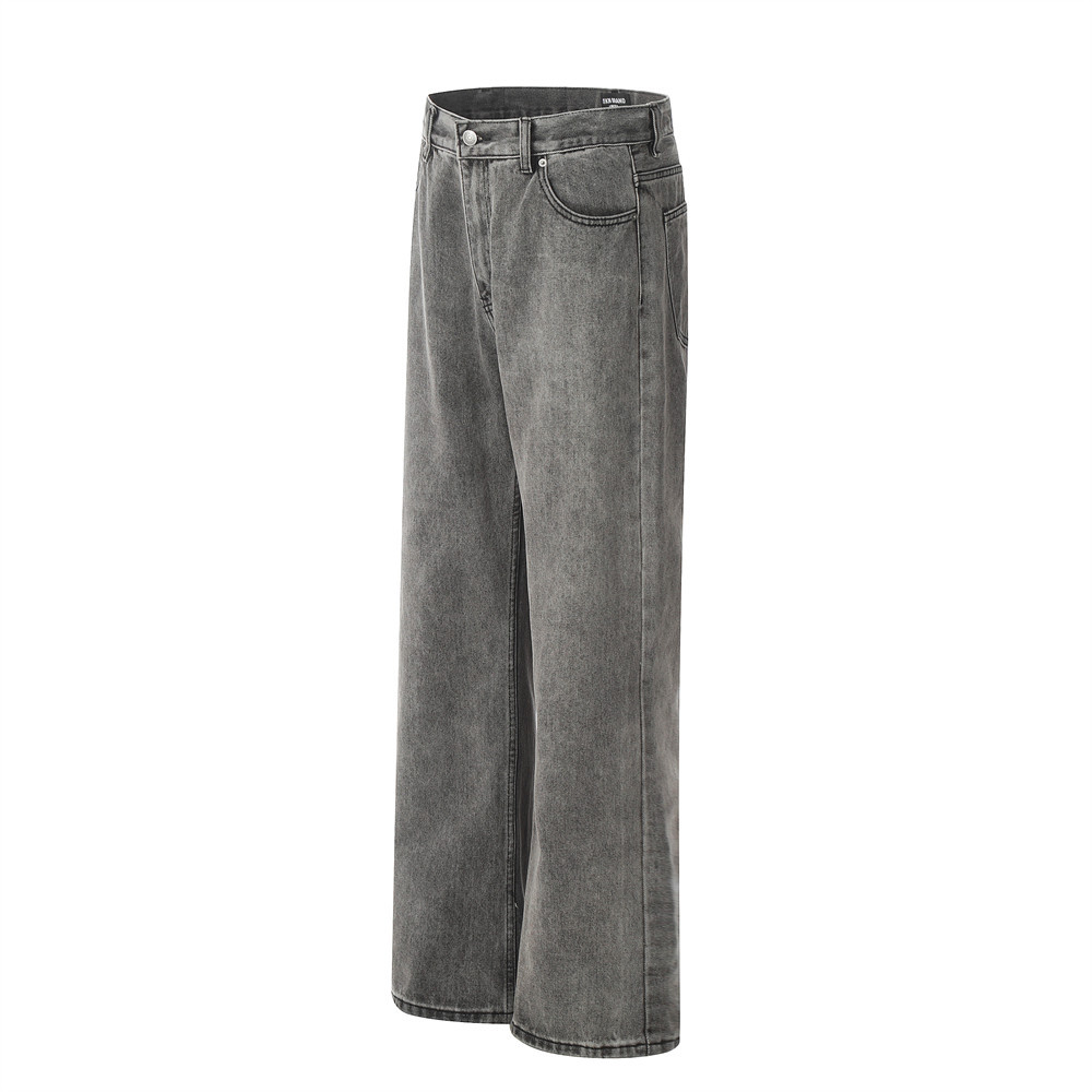 Dream Jean Wide Leg - Ash Grey Wash