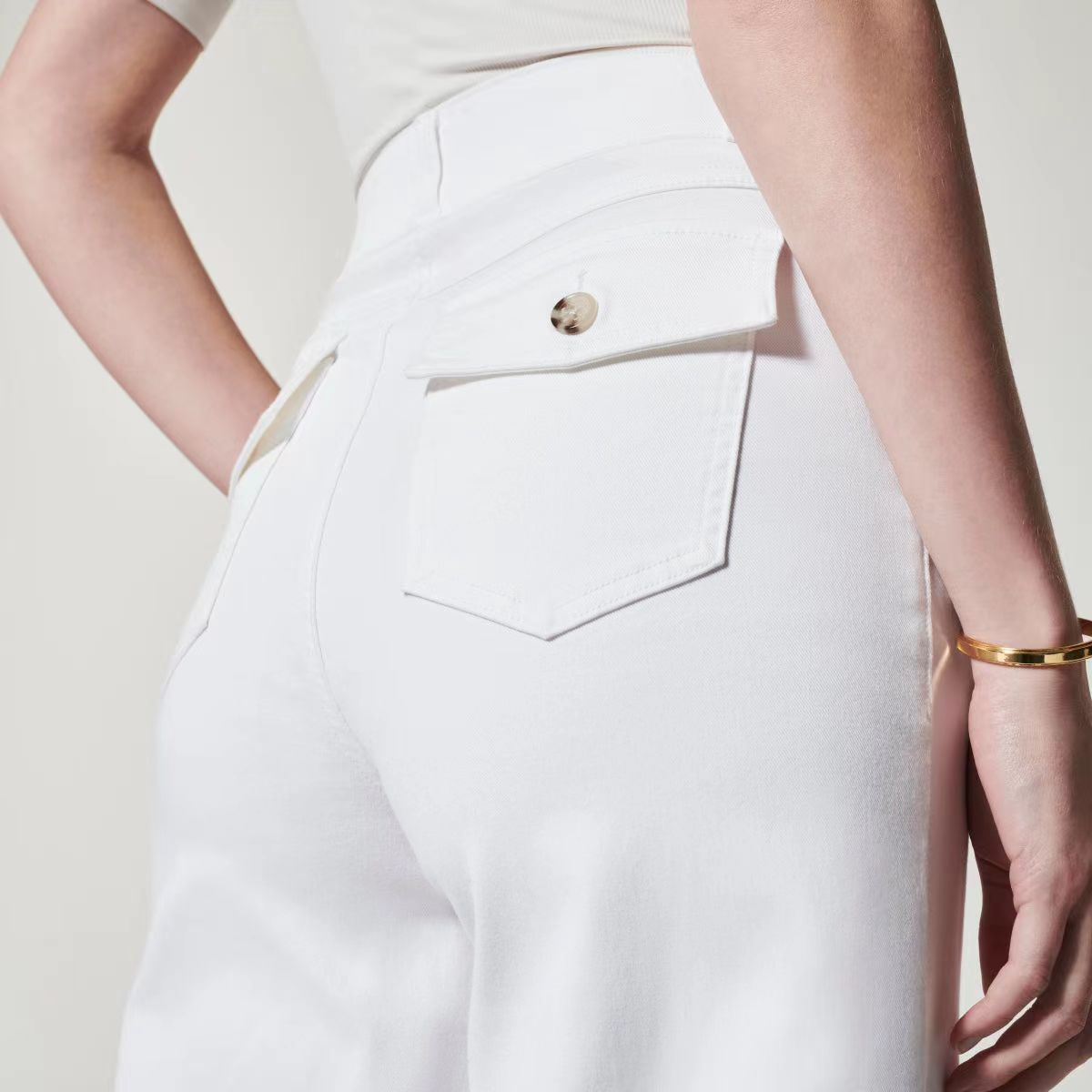 Etica Tyler Vintage Straight Ankle - Vintage White
