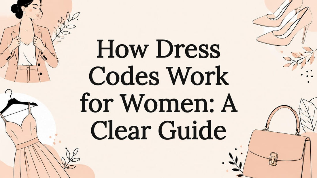 Title card illustration with fashion elements