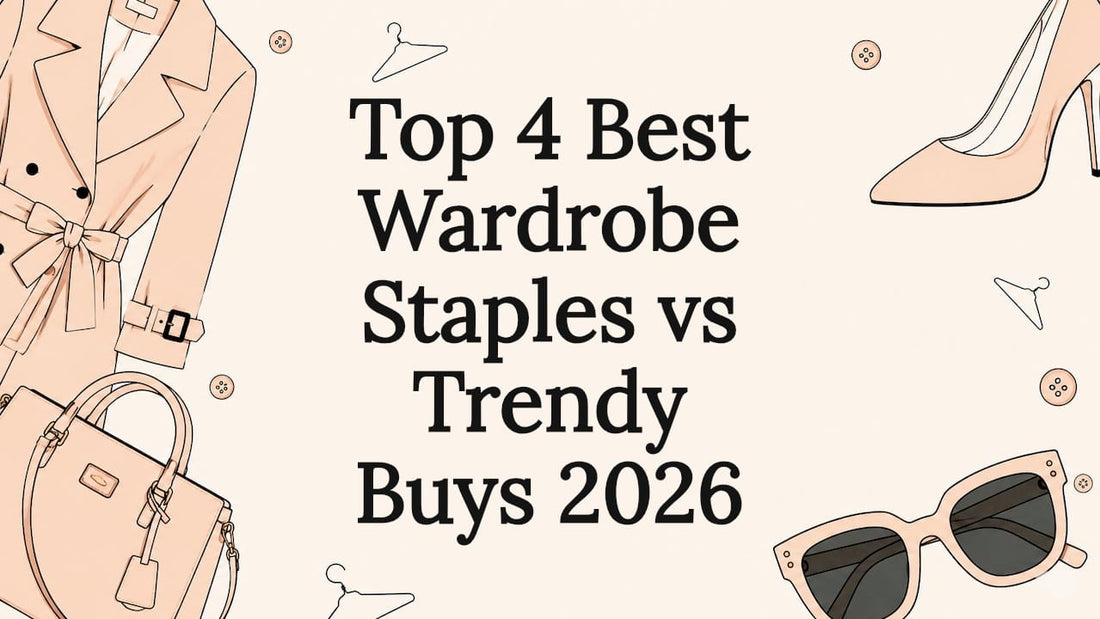 Flat vector fashion illustration framing title text