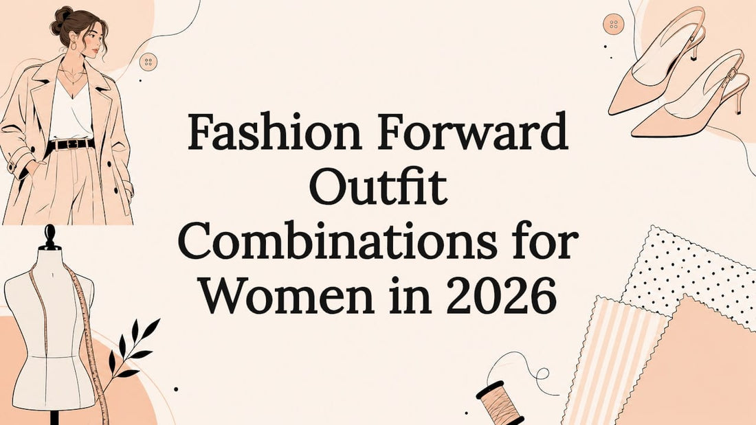 Decorative fashion blog title card illustration