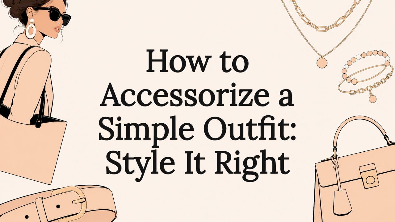 Decorative title card illustration for accessorizing