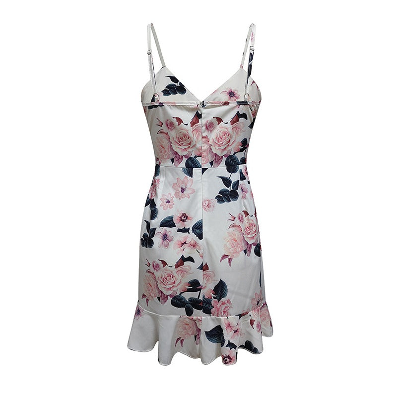 Sleeveless Floral Print Sundress