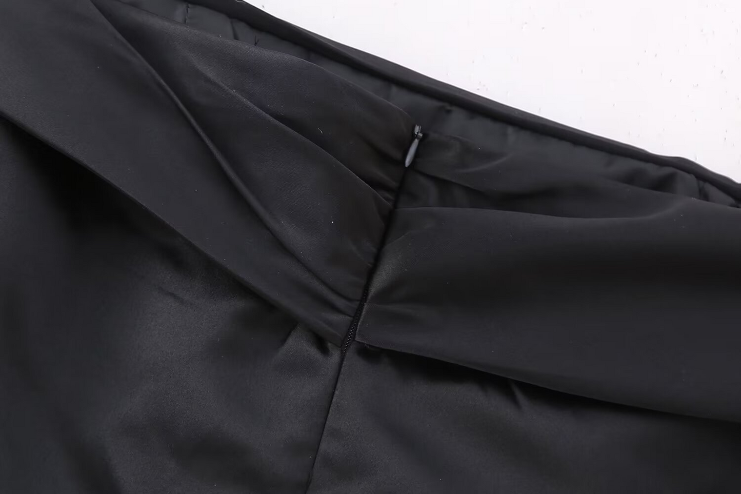 Off-Shoulder Long Sleeve Pleated Dress – Winter Soft Glam
