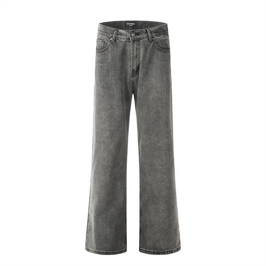 Dream Jean Wide Leg - Ash Grey Wash