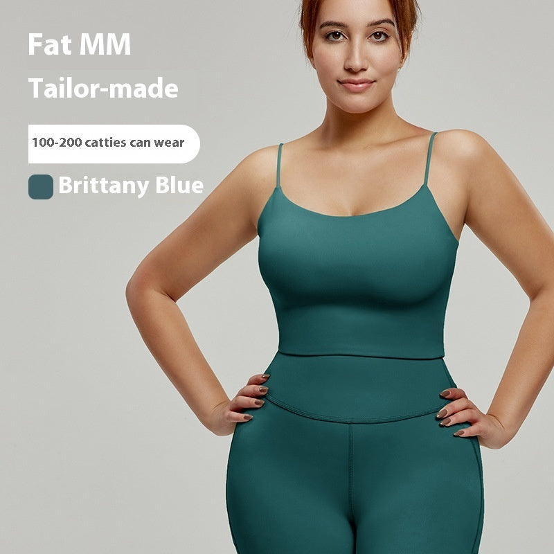 Sexy Plus Size Sports Bra Female Plump Girls Workout Underwear