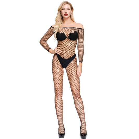 Long Sleeve Off Shoulder Stockings