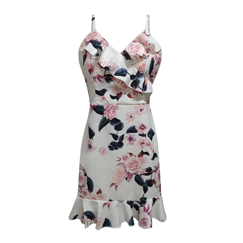 Sleeveless Floral Print Sundress