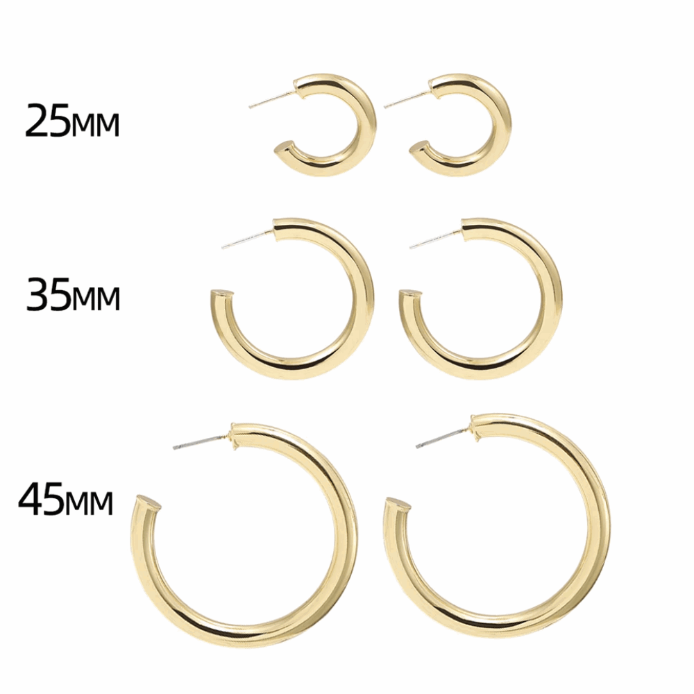 Bold and Beautiful Hoop Earrings
