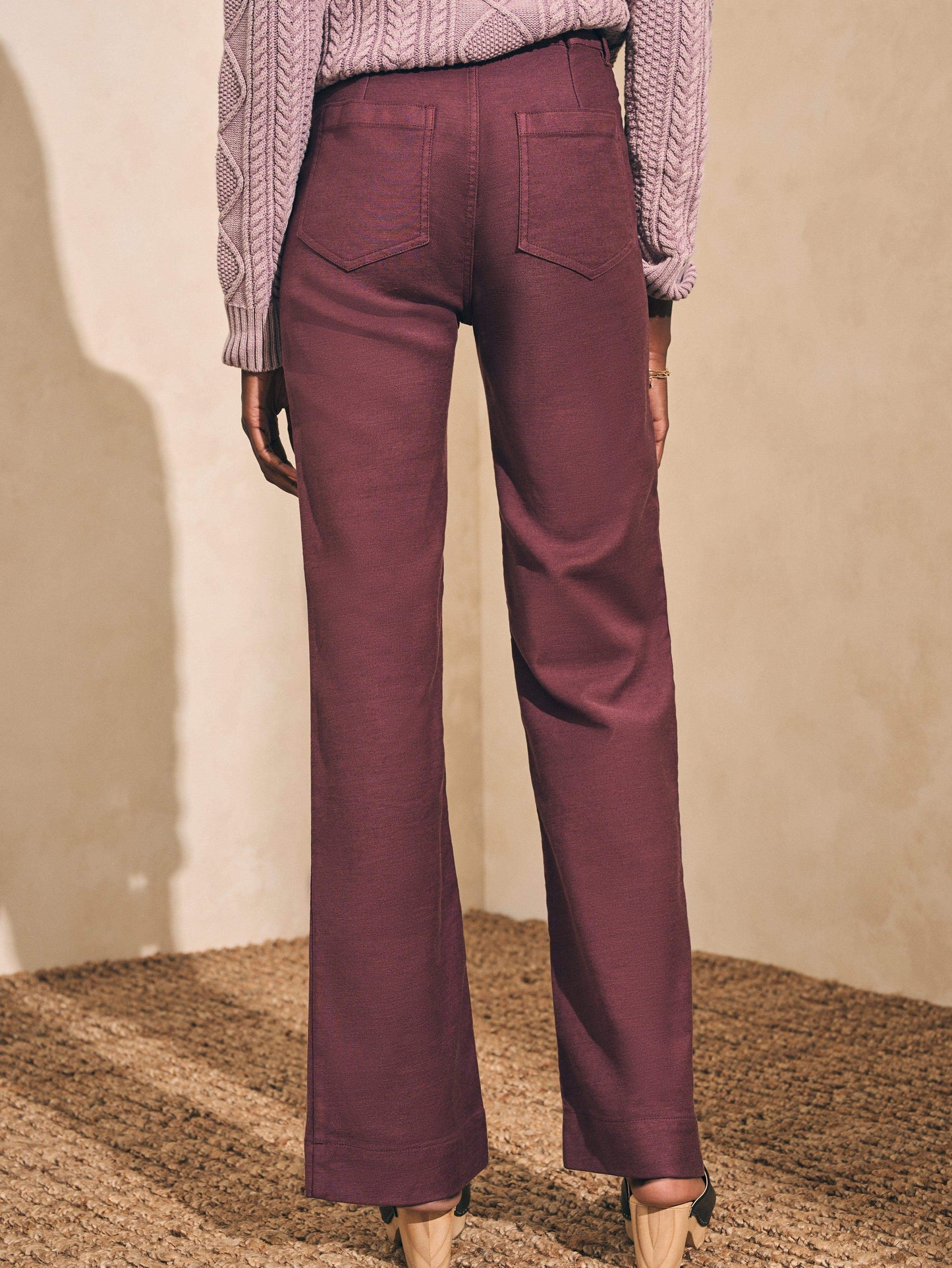 Stretch Terry Patch Pocket Pant - Catawaba Grape