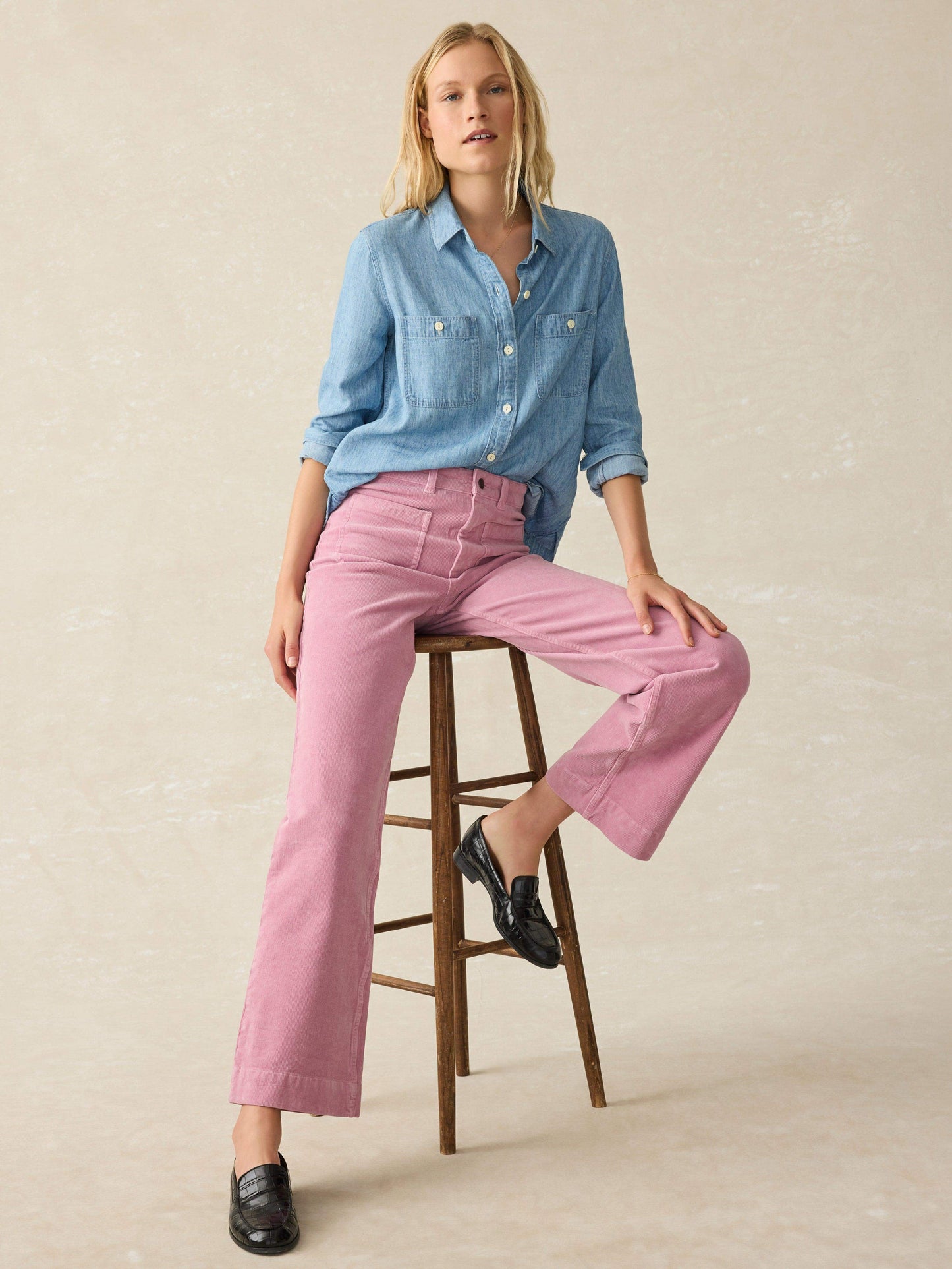 Softstretch Cord Patch Pocket Pant - Orchid Haze