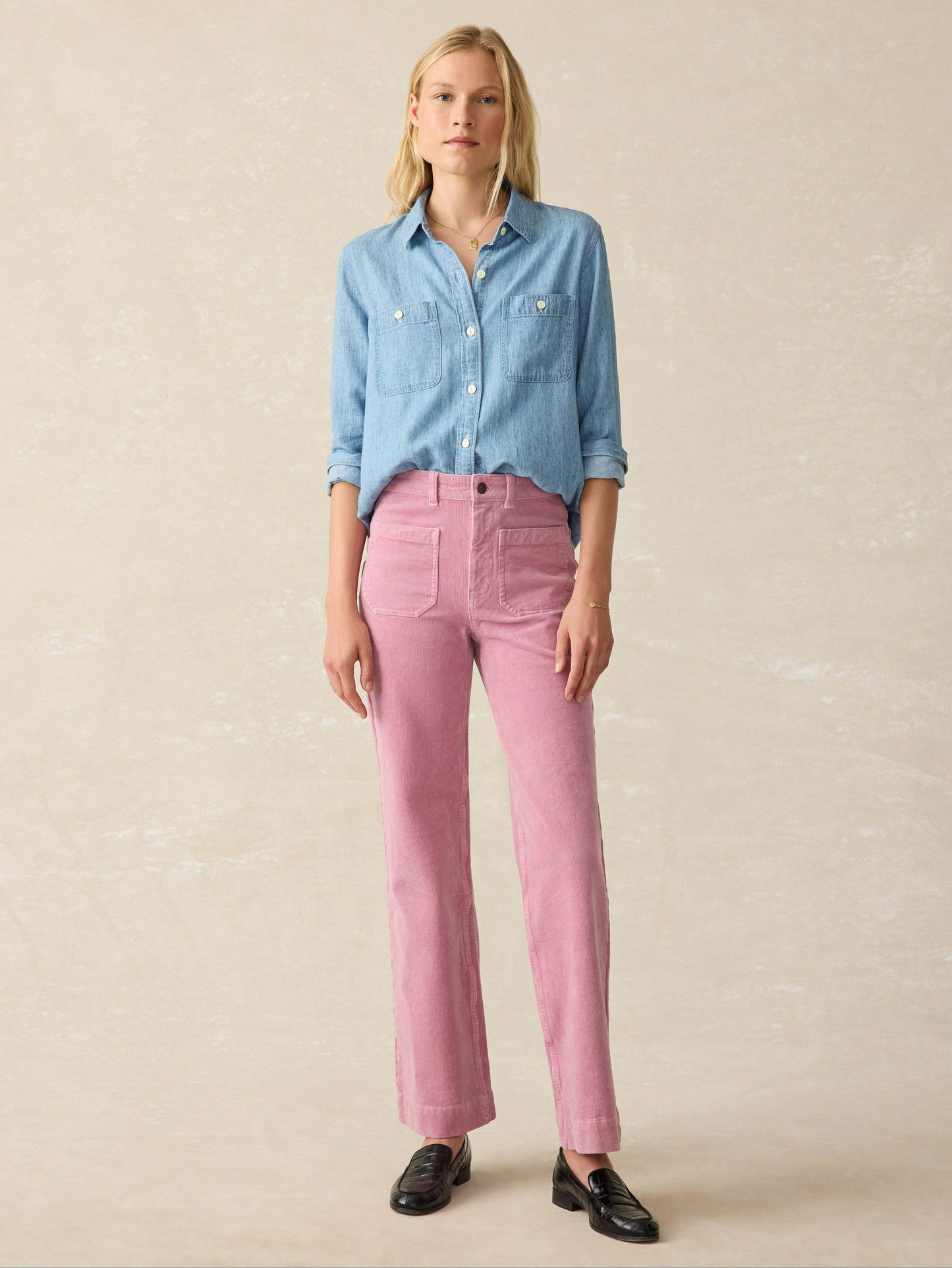 Softstretch Cord Patch Pocket Pant - Orchid Haze