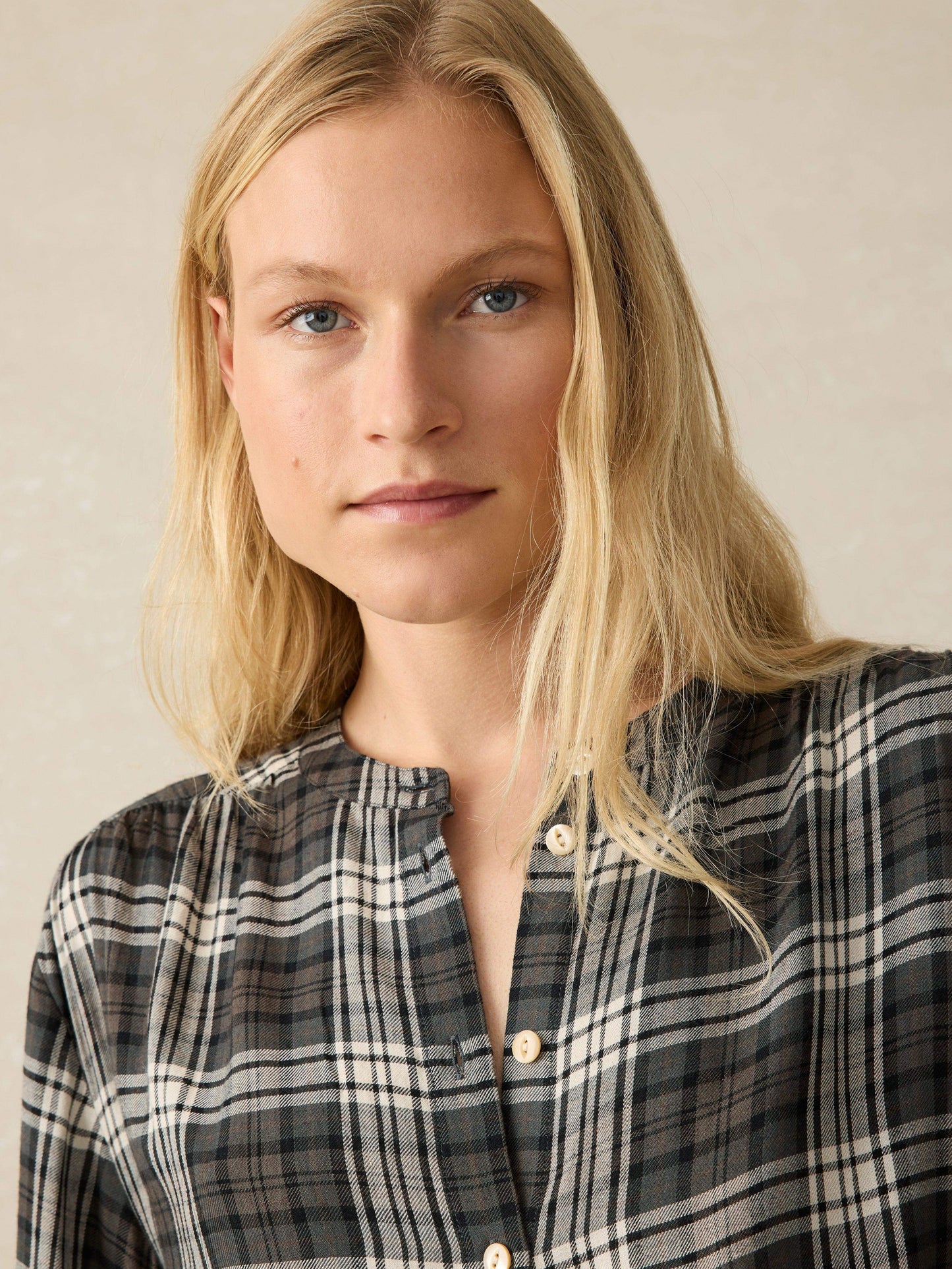 Drift Blouse - Timberwood Plaid