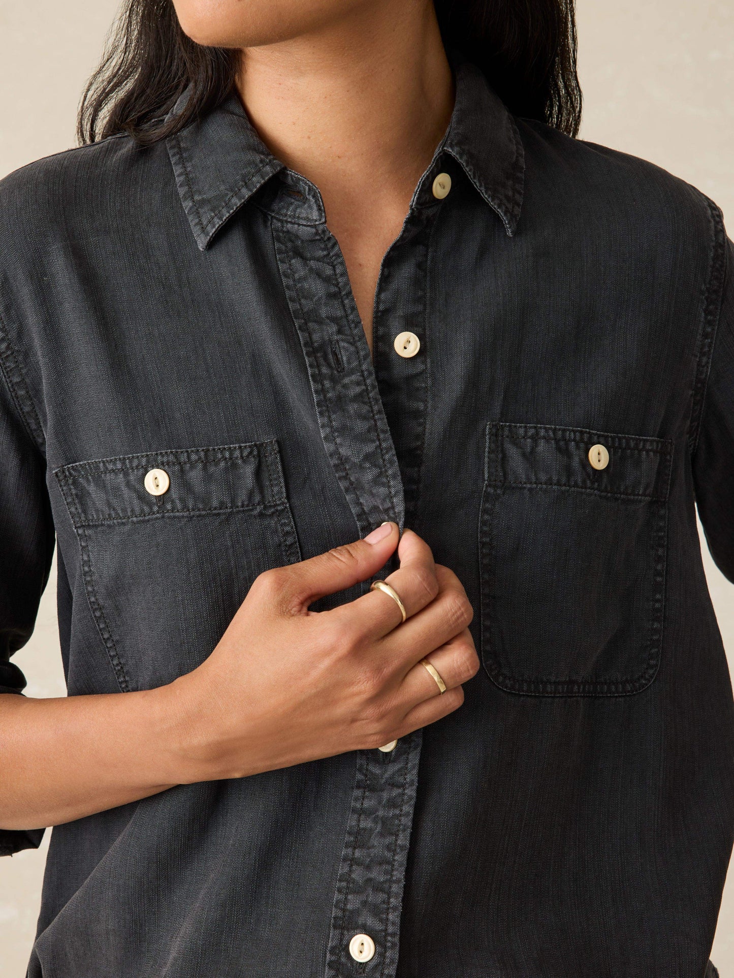 Tried & True Chambray Shirt - Durango Black