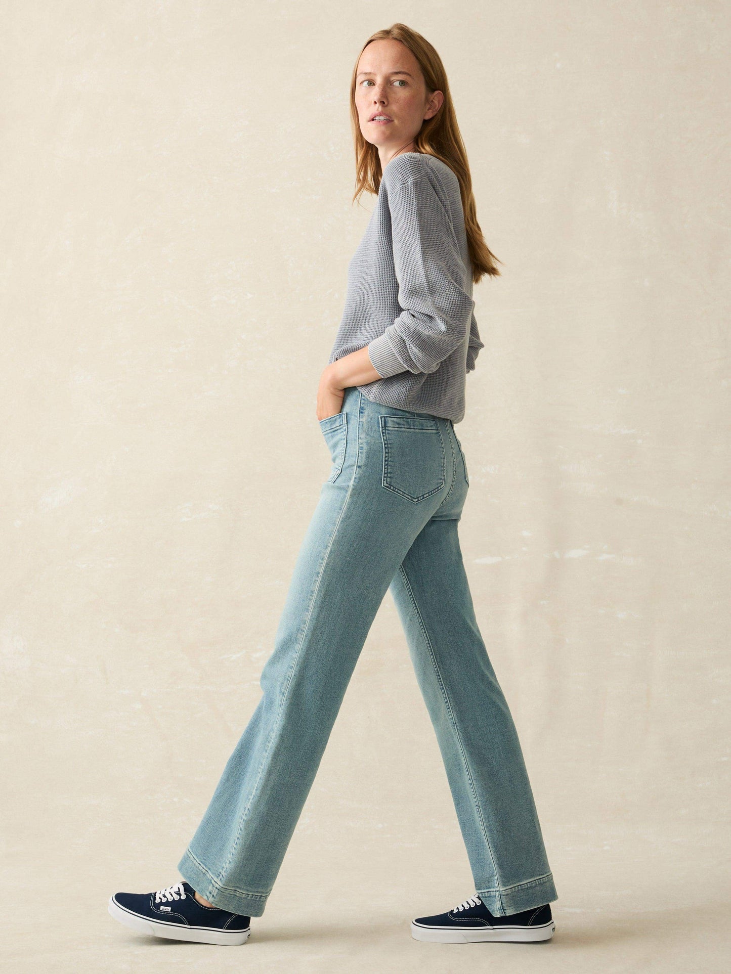 Stretch Terry Patch Pocket Pant - Eastern Shore