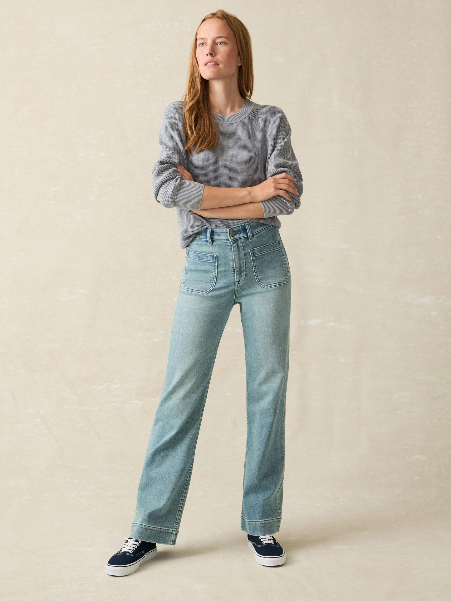 Stretch Terry Patch Pocket Pant - Eastern Shore