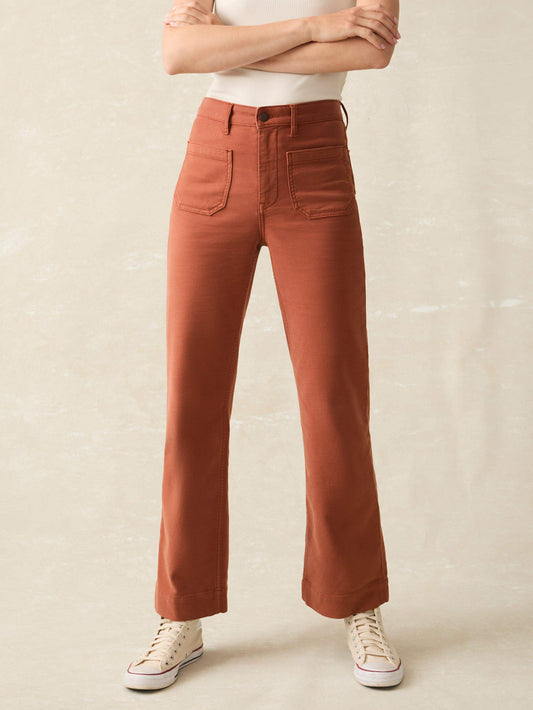 Stretch Terry Patch Pocket Pant - Imperial Topaz