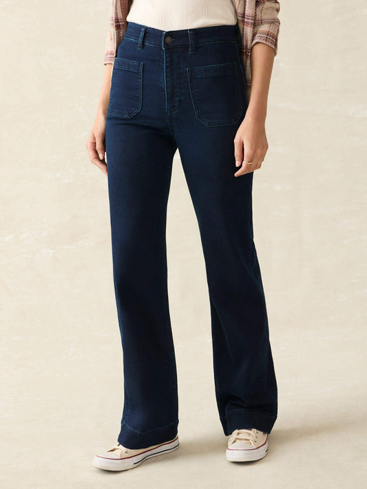 Stretch Terry Patch Pocket Pant - Clermont Wash