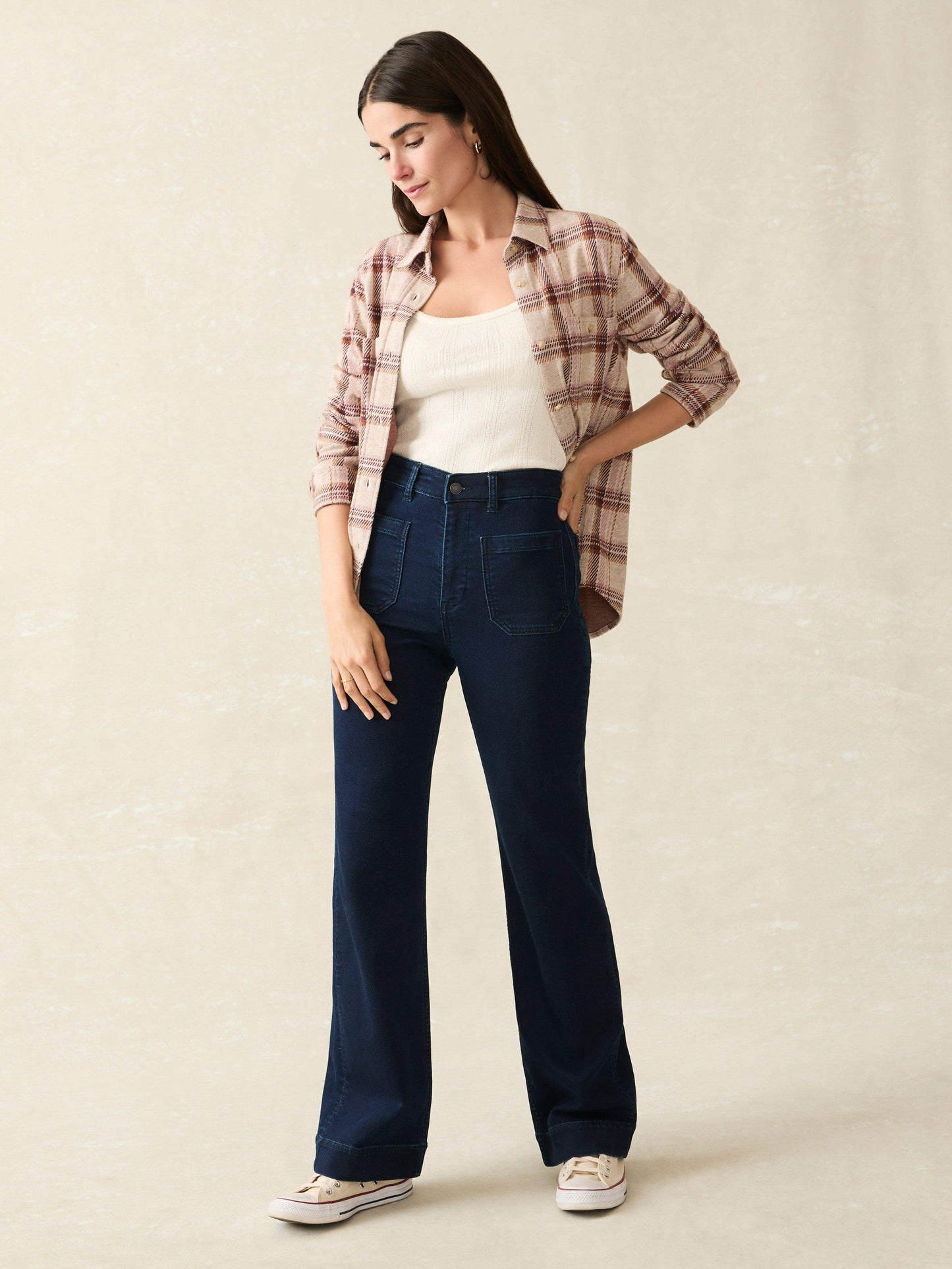 Stretch Terry Patch Pocket Pant - Clermont Wash