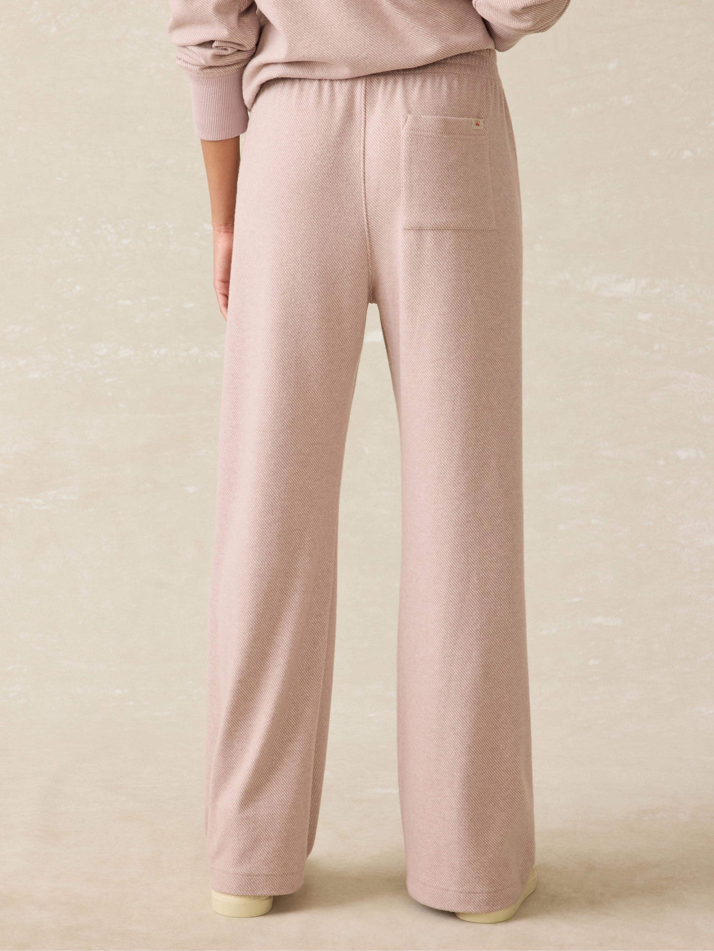 Legend™ Lounge Wide Leg Pant - Blush Twill