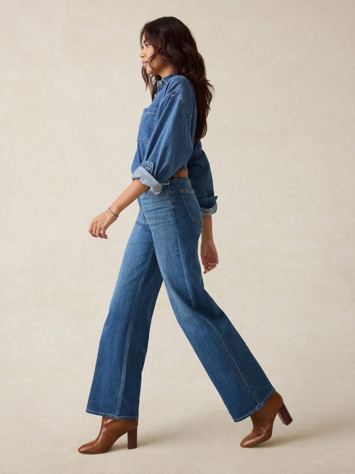 Dream Jean Wide Leg - Indigo Coast Wash