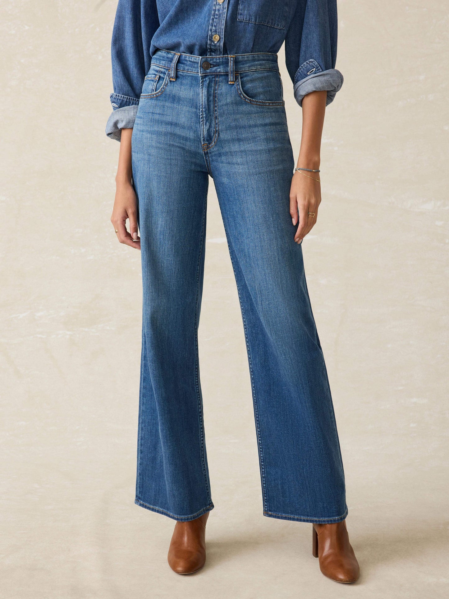 Dream Jean Wide Leg - Indigo Coast Wash