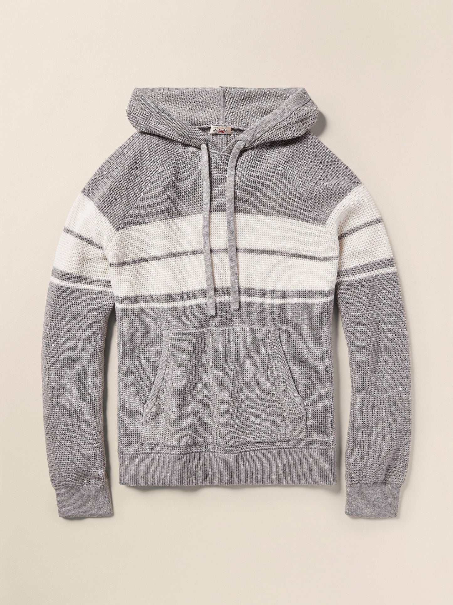 Throwback Waffle Hoodie - Shadow Coast Stripe