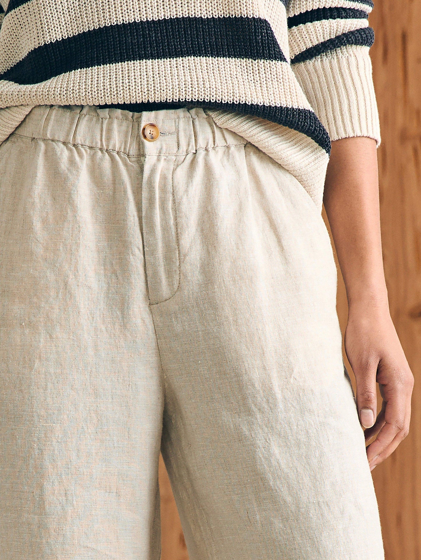 Monterey Linen Pant - Flax