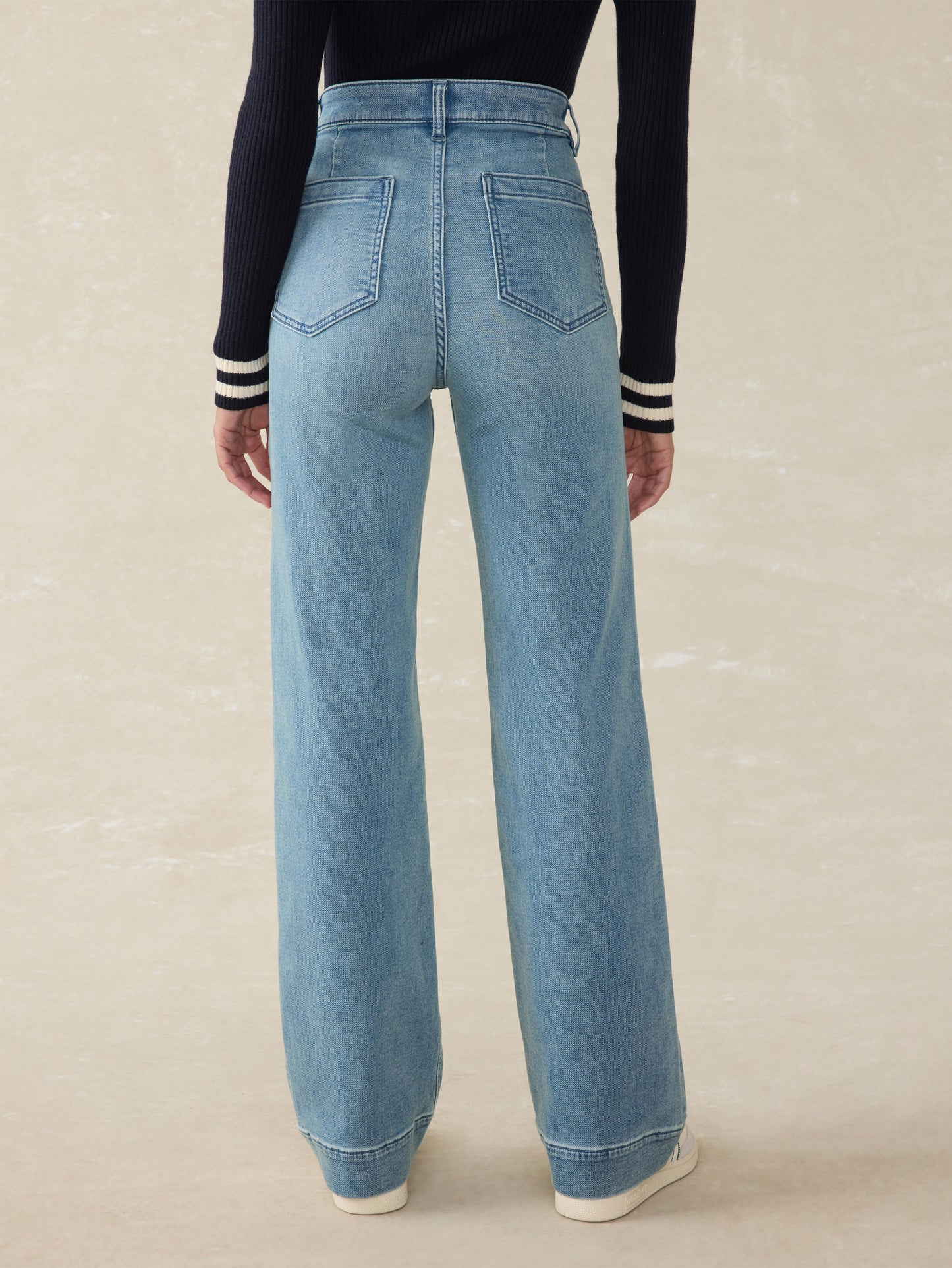 Stretch Terry Patch Pocket Pant - Eastern Shore Wash