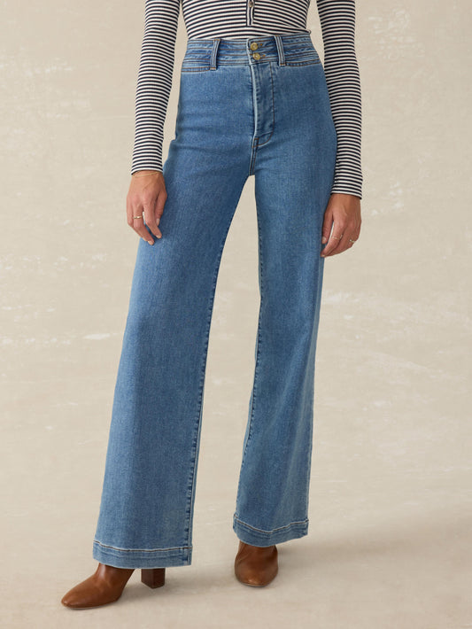 Stretch Terry Harbor Pant - Baylight Wash