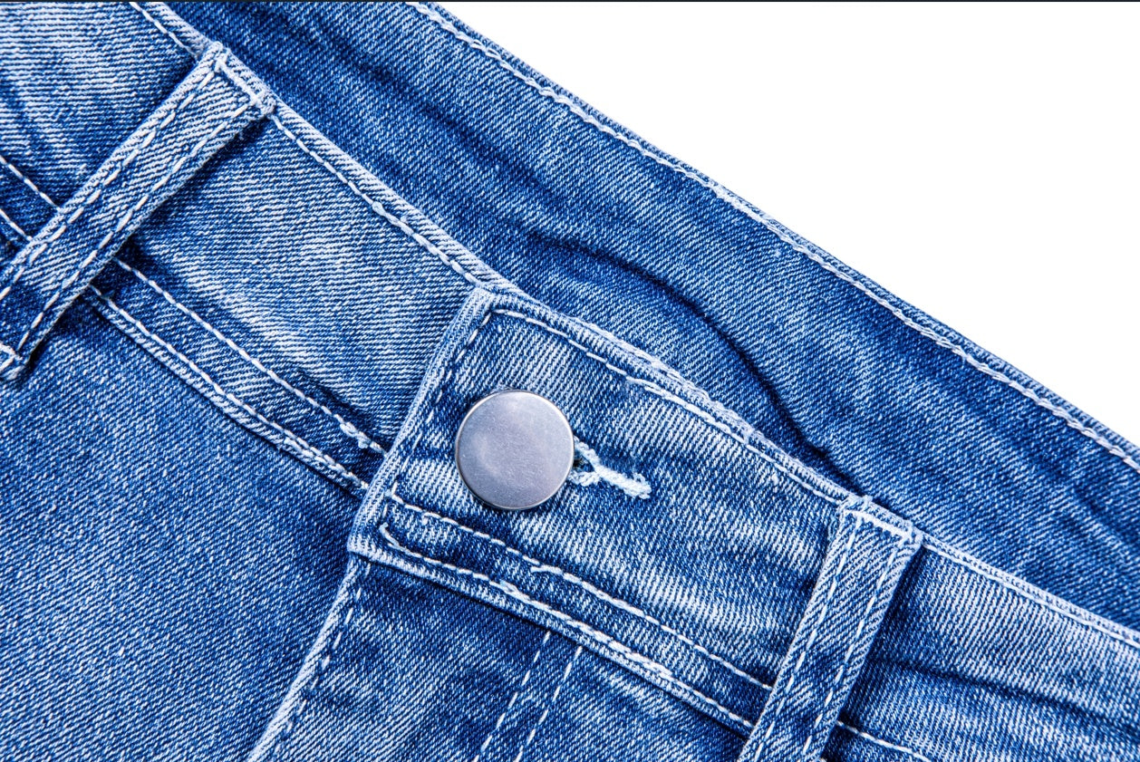 Mid-High Rise Ripped Jean Shorts Distressed Stretchy Denim Shorts