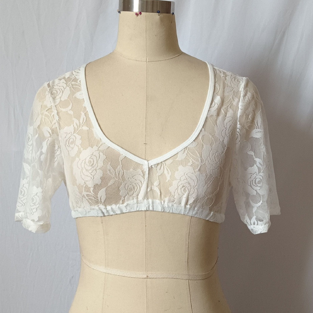 Sexy Lace Stitching Small Shirt Top