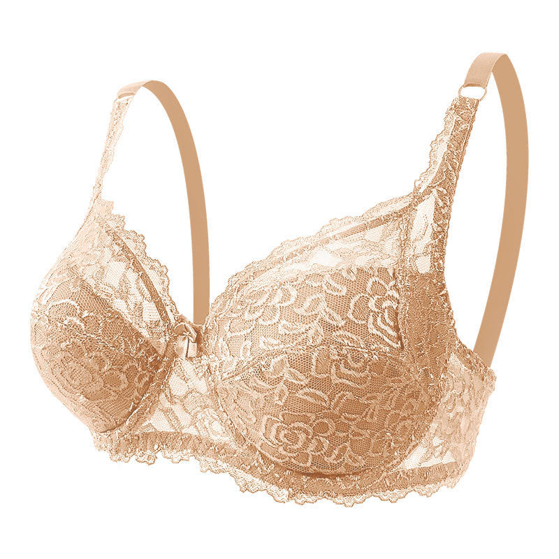 Lace CD Large Size Bra Underwear Gathered And Comfortable